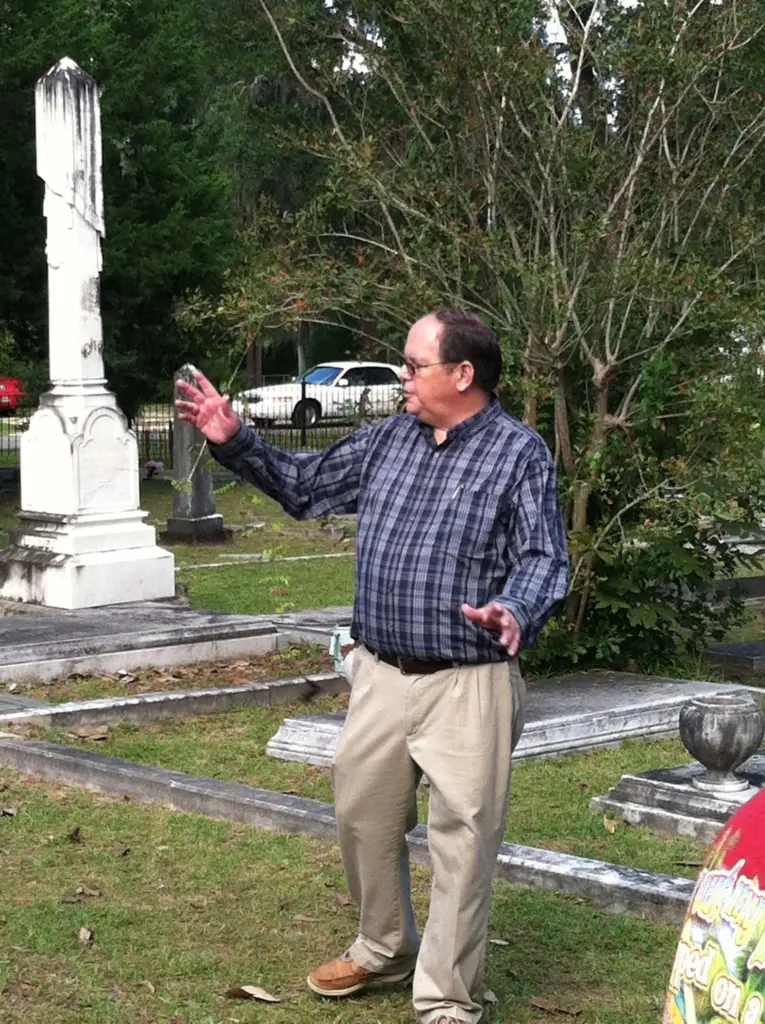 Dale Cox local historian telling the history of the Battle of Marianna