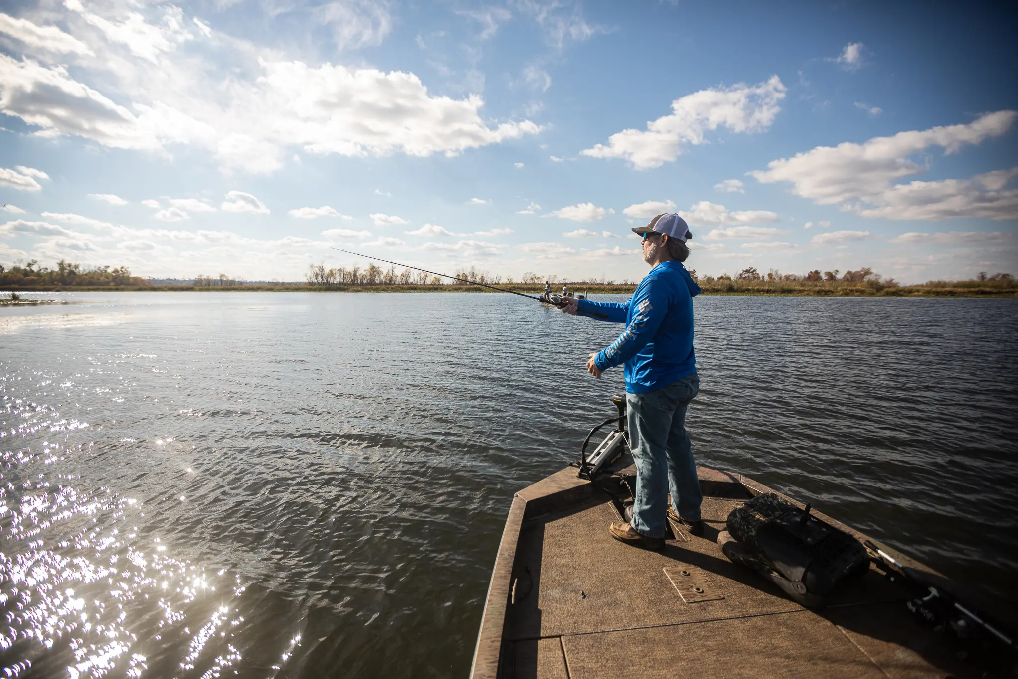 Man fishing