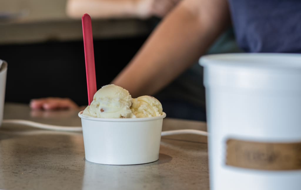 ice cream at southern craft creamery